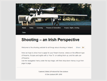 Tablet Screenshot of irishshooting.com
